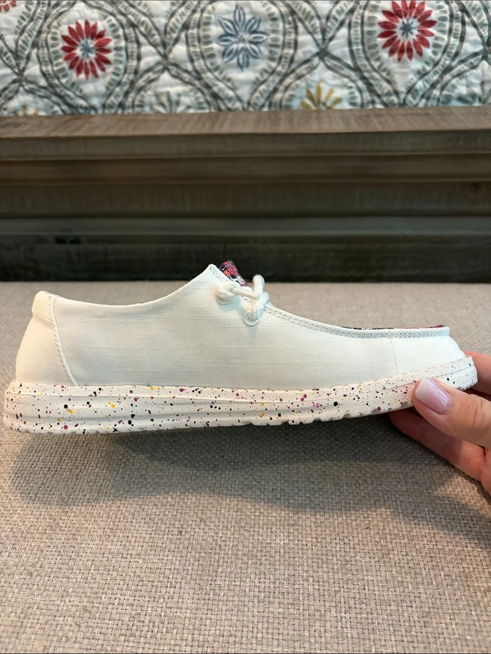 Hey Dude Wendy Boho Distressed Azca, size 7.